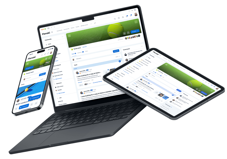 Flenski – Vorschau der Community-Oberfläche